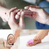 Exfoliating Ingrown Toenail Removal Pedicure Knife,Decorative Foot Knives for Ingrown