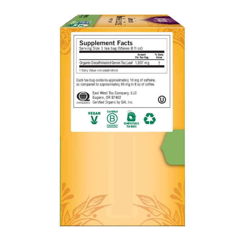 Yogi Tea, Green Tea Pure Green Decaf, 1.09 Ounce