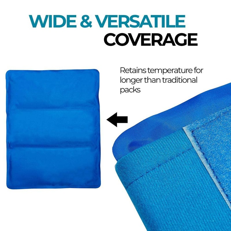Flexible Large Gel Ice Pack for Shoulders, Arms, Back and