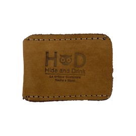 Hide & Drink Hide & Drink, Leather Double Edge Safety Razor Head Protective Sheath, Shaving Travel Cover Handmade (Old Tobacco)