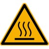 Sticker Warning Sign Warning of Hot Surface Warning Sticker ASR/ISO
