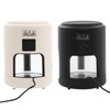 LUNUMAOS Mini Air Fryer, 3.8Qt Glass Air Fryer 360° Viewable