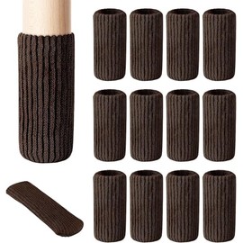 JZS Chair Leg Protectors for Hardwood Floors, High Elastic Knitted Non Slip No Scratch Noise Furniture Socks