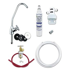 Finerfilters Deluxe Under-Sink Drinking Water Filter System, Remove Chlorine and Limescale, Full DIY Kit, Easily Change Filters Without Shutting Off Water Supply (6 Months (1 Filter) - Bobble Tap