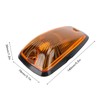 5Pcs Cab Marker Light Weatherproof Amber Teardrop Cab Top Running