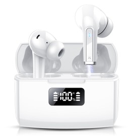 Bluetooth Kopfhörer, 2023 Neue In Ear Kopfhörer Kabellos Bluetooth 5.3 Kopfhörer mit 13mm Treiber, 0.05s Niedriger Latenz, 4 ENC Mic mit KI, 48 Std Spielzeit mit LED-Anzeige für Arbeit und Studium