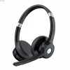 Wireless Trucker Bluetooth Headset Noise Cancelling Mic For Phones PC