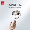 ZHIYUN Smooth Q4 Gimbal Stabilizer, 3-Axis Smartphone Phone Gimbal Foldable