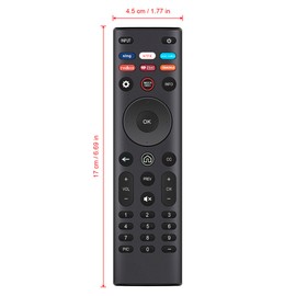 Universal Remote XRT140 XRT140R Replacement fit for All VIZIO Smart TV, LED LCD HD UHD HDR Smartcast 4K 3D Smart TVs, Backup Works for Vizio Quantum P Series TV P65Q9-H1 P65Q9-H61 P75Q9-H1 P75Q9-H61