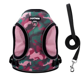 2Pcs Harness Set for Dogs, Mesh Pet Vest Set with leash for Walking Training Daily