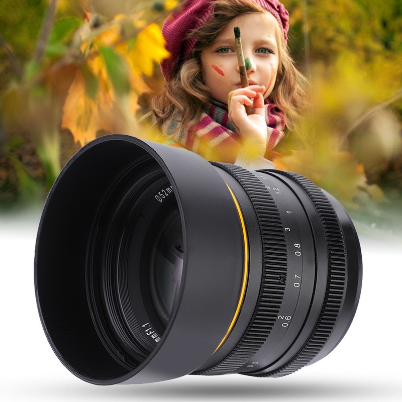 Kamlan 50mm f1.1 APS-C Large Aperture Manual Focus Lens for