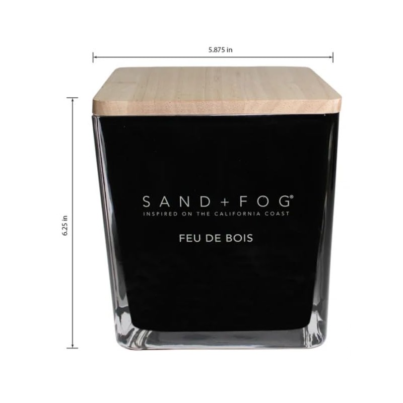 SAND + FOG 57oz Scented Soy Wax Blend Glass Candle