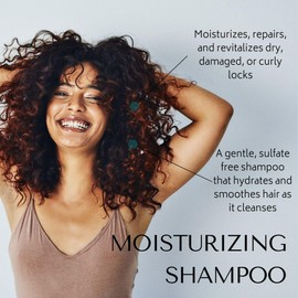 RD Alchemy - 100% Natural & organic Moisturizing Shampoo. Natural shampoo for dry, damaged, broken, & frizzy hair. Sulfate free cleanses dirt and oil gently to avoid dryness and breakage.