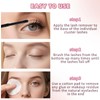 4pcs- Eyelash Bond and Seal Kit, Strong Hold Clear Waterproof