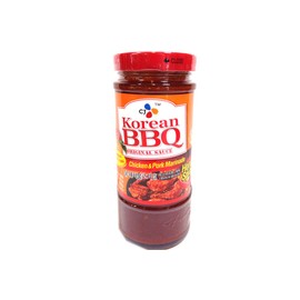 CJ Chicken & Pork BBQ Hot & Spicy Marinade, 17.64 Ounce (Pack of 3)
