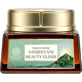 Forest Essentials- Crema de día antienvejecimiento Advanced Sanjeevani Beauty Elixir de viaje, 15 g