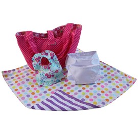 Baby Doll Deluxe Diaper Bag Gift Set