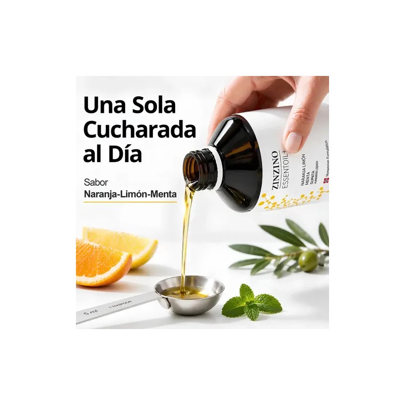 Zinzino Essentoil Omega Vitamina 300ml Naranja Limón Menta