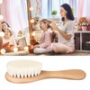 Soft Goat Baby Hairbrush, Infant Hair Brush Baby Brush Comb