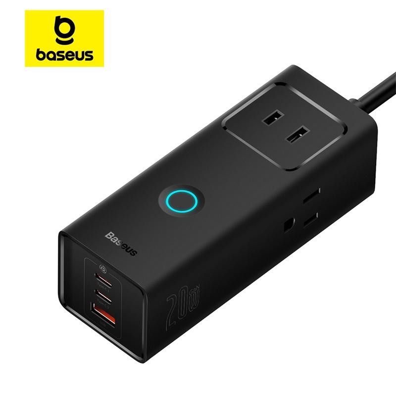 Baseus PowerCombo PowerStrip 3AC+1U+2C 20W Lite with 1.5m power cord