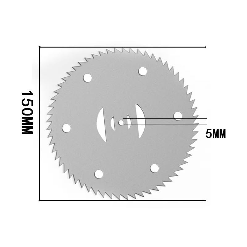 2Set 6" x 60 Teeth Carbide Tipped Weed Wacker Blade,