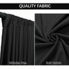 10x10FT Black Backdrop Curtains for Parties Wrinkle Free Black Curtains
