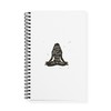 CafePress Cool Yoga Womens Meditating Meditation Po Spiral Bound Journal