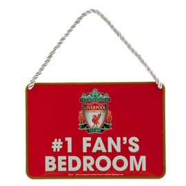 Liverpool No 1 Fan Bedroom Sign - Multi-Colour
