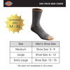 Dickies Men's Dri-tech Moisture Control 6-Pack Comfort Length Crew Socks,