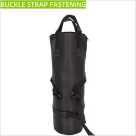 Buckle Straps and Zipper Top Sand Bags for Canopy Legs (120LBS Load Capacity) Sandbags for Weight Set of 4 (Without Sand)