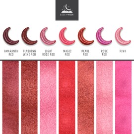 Slice of the Moon | Rose Red Natural Mineral Mica Powder, 0.88oz (25g) | for Personal or Professional Use - Cosmetics, Epoxy Resin Projects, Nail Polish, Soaps, Bath Bombs, and Art Projects