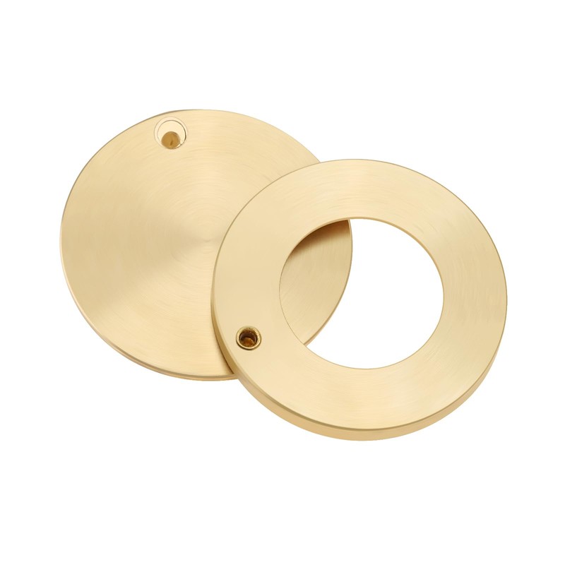 HOJLKLD Peephole Cover, Solid Brass Privacy Door Viewer Cover with