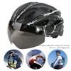 Magnetic Suction Protective Helmet with Goggles/Light for Mountain Bike Road