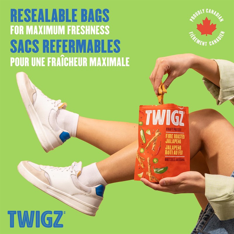 TWIGZ Craft Pretzel Sticks - Zesty Dill Flavor | Pack