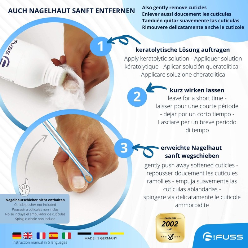 Mr. Fuss® No. 1 Advanced Pack Steel Small Cuticle Callus