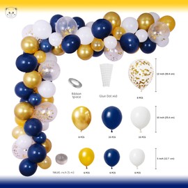 KARAQY Nautical Bachelorette Party Decorations - Let's Get Nauti Balloons Banner for Nautical Bridal Shower Last Sail Before The Veil Bachelorette Decorations