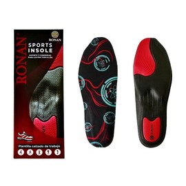RONAN. Work Insoles Black Size 9-10