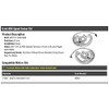 Front ABS Speed Sensor Kit - 2 Piece - Compatible