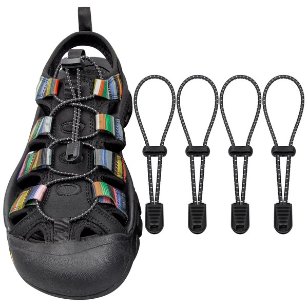 2 Pairs Elastic Shoelaces for Keen Newport Water Sandal No