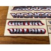 Mongoose OLD MID SCHOOL MONGOOSE VILLAIN COMPLETE STICKER DECAL SET