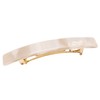 France Luxe Small Luxury Rectangle Barrette - Alba