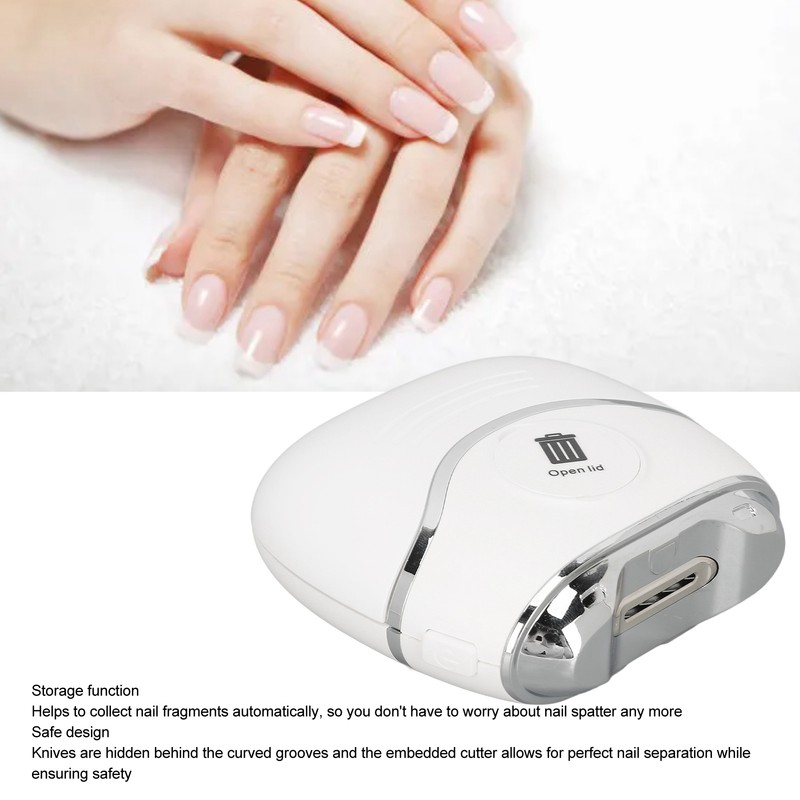 Electric Nail Clipper Multifunction Efficient Safety Low Noise Automatic Nail