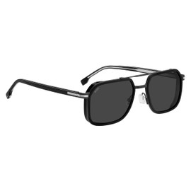 BOSS Men's Sunglasses, Black, grey