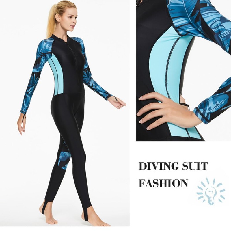FEOYA Wet Suits for Women Quick Dry Sunsuit Smooth Skin