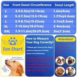 Dog Muzzle, Soft Mesh Muzzle for Small Medium Large Dog to Prevent Biting Barking Chewing, Adjustable Breathable Dog Muzzle with Reflective & Adjustable Strap Allows Panting and Drinking (Black, L)