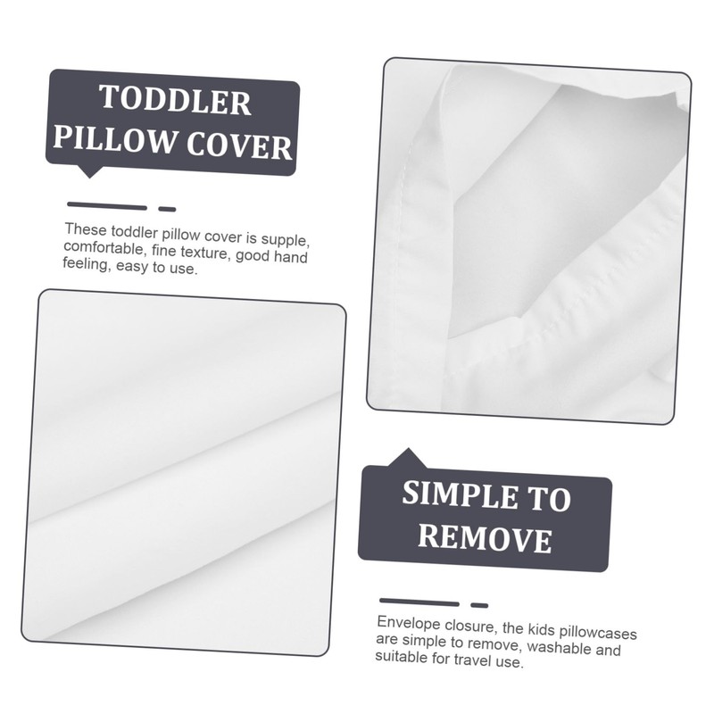 CHILDWEET Children Pillow Cases 2pcs Soft Silk Pillow Covers Envelope