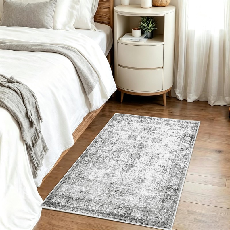 Small Area Rug 2x3 Ft Door Mat Machine Washable Kitchen