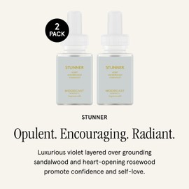 Pura and Moodcast - Fragrance for Smart Home Air Diffusers - Room Freshener - Aromatherapy Scents for Bedrooms & Living Rooms - Odor Eliminator - 2 Pack - Stunner