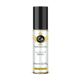 CA Perfume Impression of Rihla Unisex Fragrance Oil Amber Woody Scent Long Lasting Perfumes for Women & Men Travel Size TSA Ready Mini Parfum Body Oil Roll-on 0.33 Fl Oz 10ml