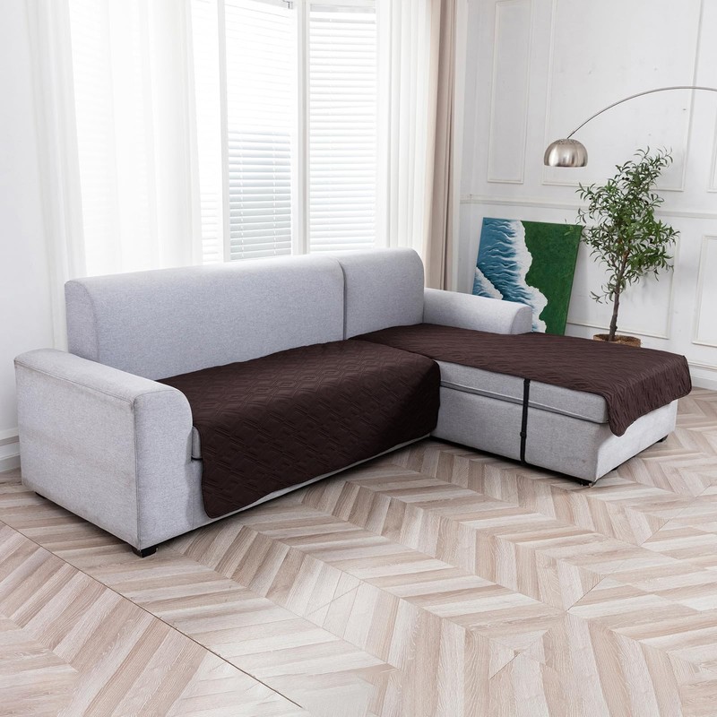 Genina 100% Waterproof Loveseat Couch Cover for 2 Cushion Couch